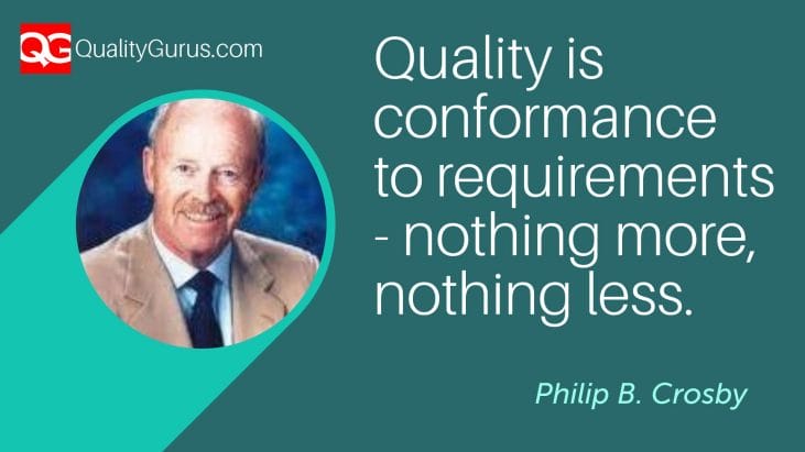 Crosby conformance to requirements