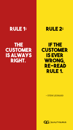 customer is always right