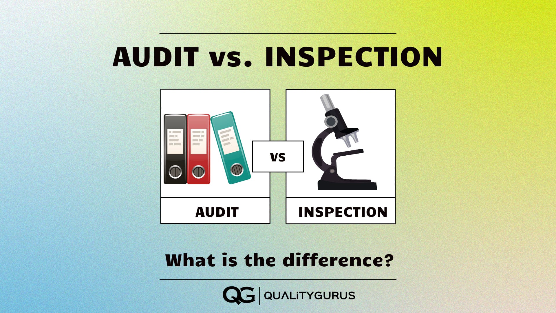 The Difference Between Inspection And Audit Quality Gurus 0732