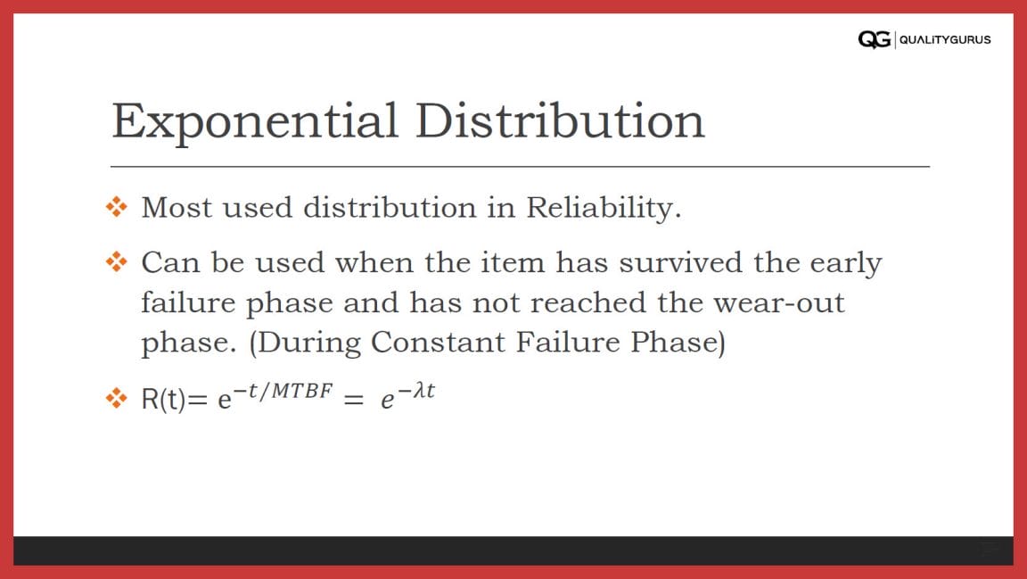 Exponential Distribution | Quality Gurus