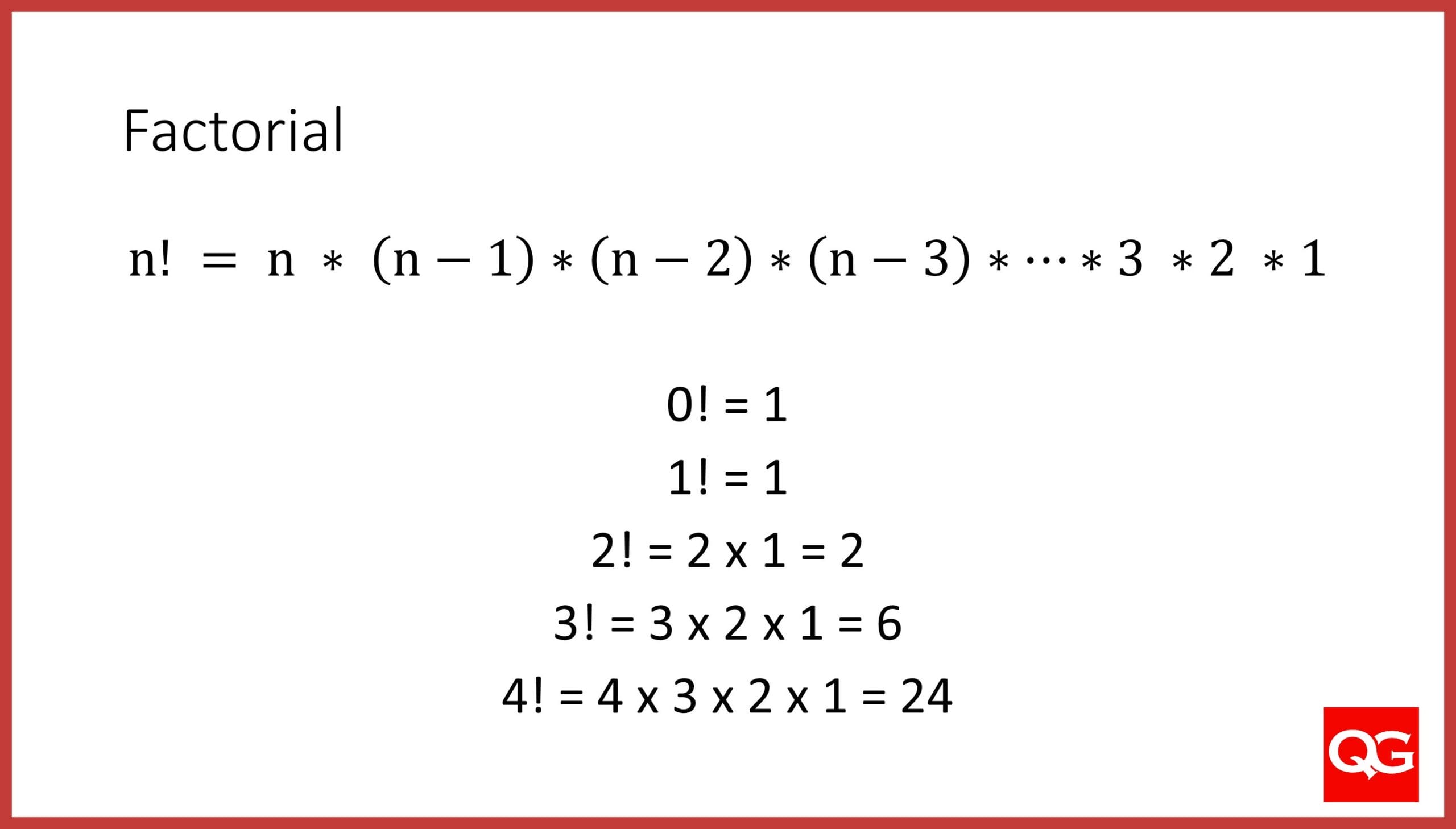 The Factorial (!) in Mathematics and Statistics