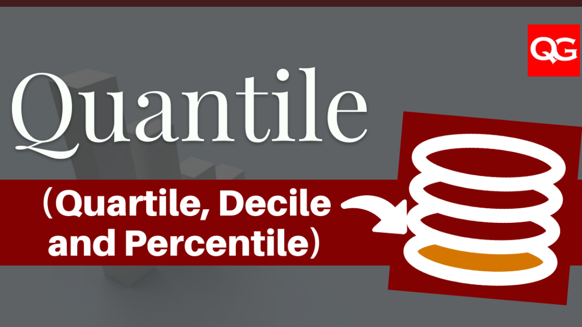 Quantile (Quartile, Decile and Percentile): Manual Calculation + Microsoft  | Quality Gurus