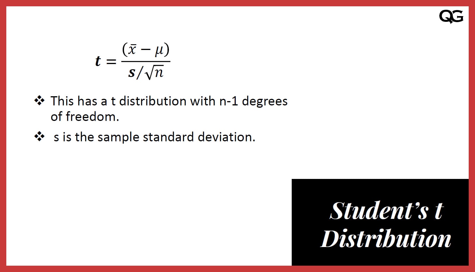 Student’s T-Distribution | Quality Gurus