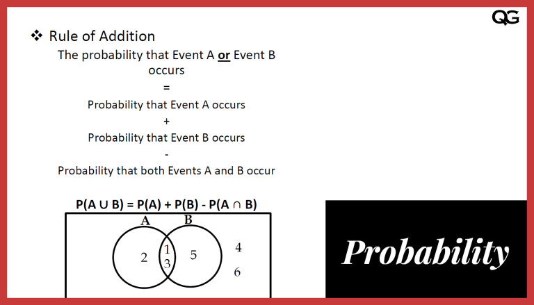 Probability Rule Of Addition And Multiplication Quality Gurus Probability Rule Of Addition And Multiplication Quality Gurus