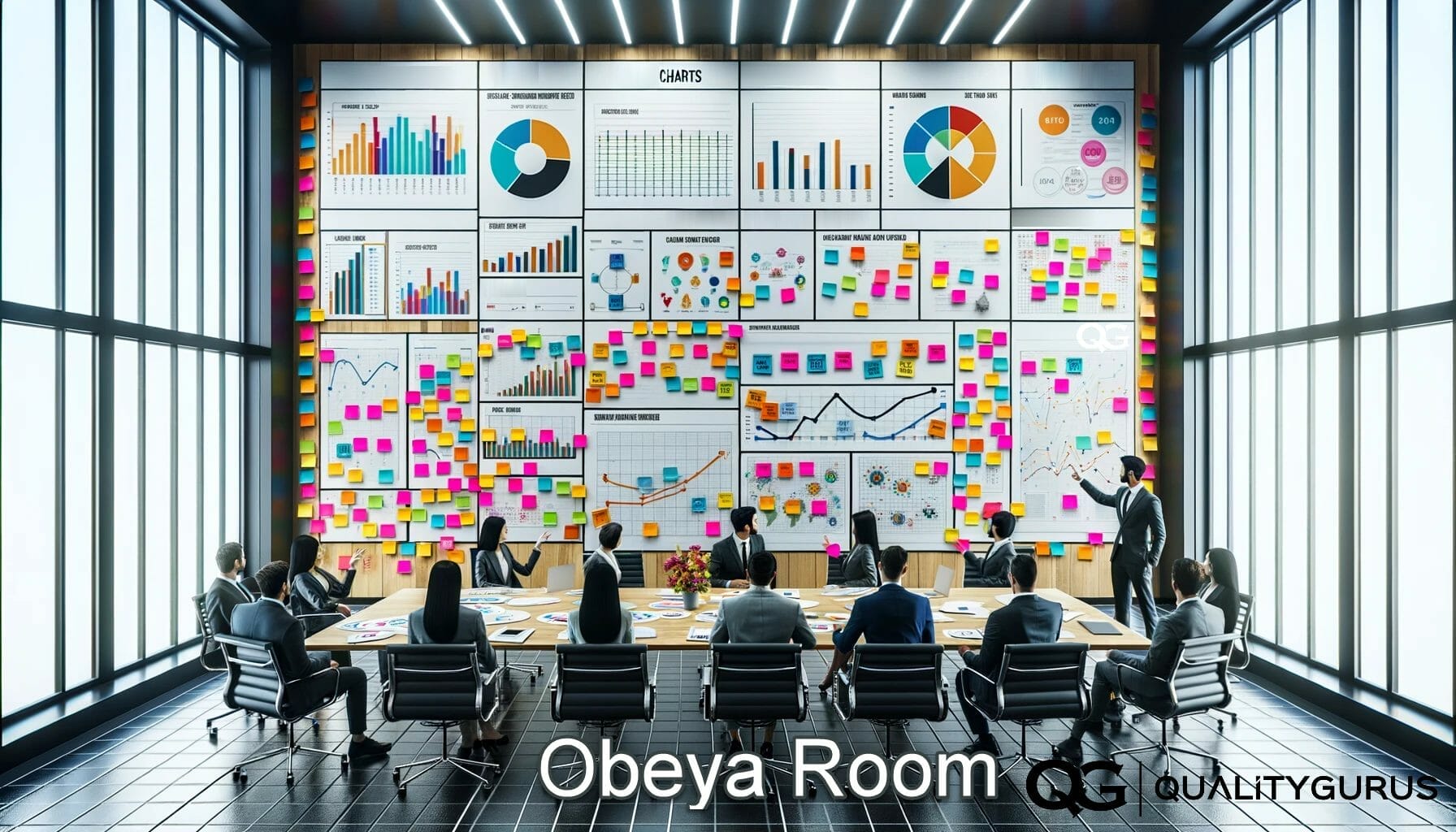 Obeya Room Illustration