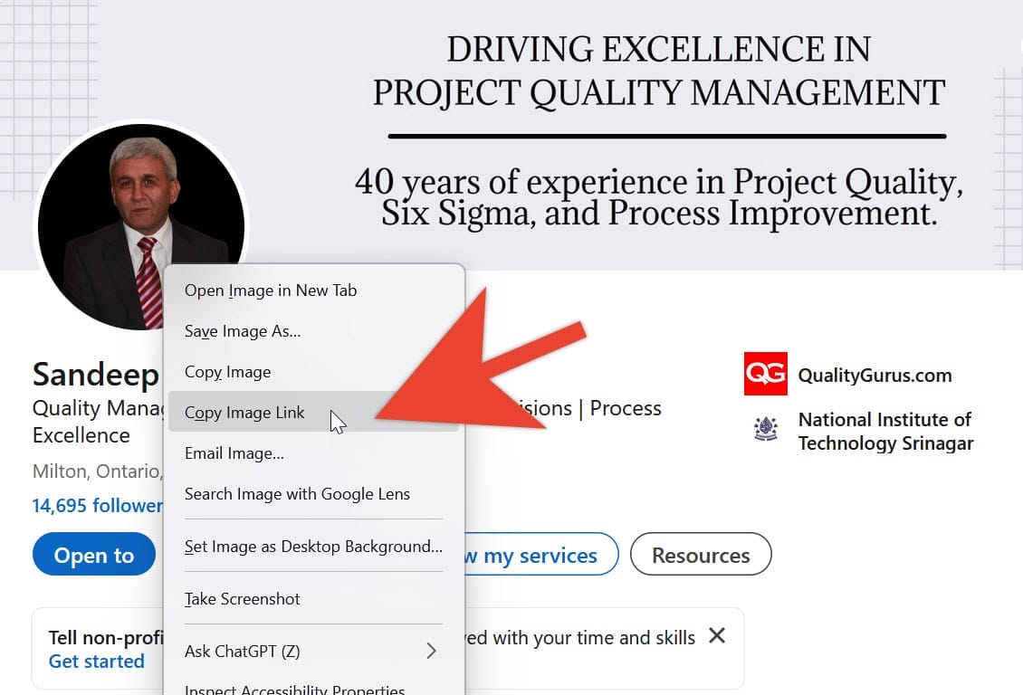 How to Submit Your Profile for Leaders.QualityGurus.com?