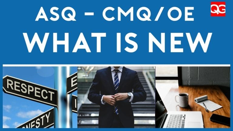 ASQ CMQ/OE Body of Knowledge 2026: What Is New? | Quality Gurus